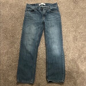 Levi's Dark Blue Straight Jeans